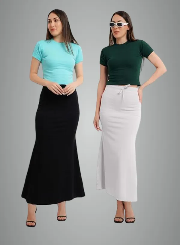 Multicolor_Premium_Lycra_Shapewear_Petticoat_Skirt_For_Women_Pack_Of_2