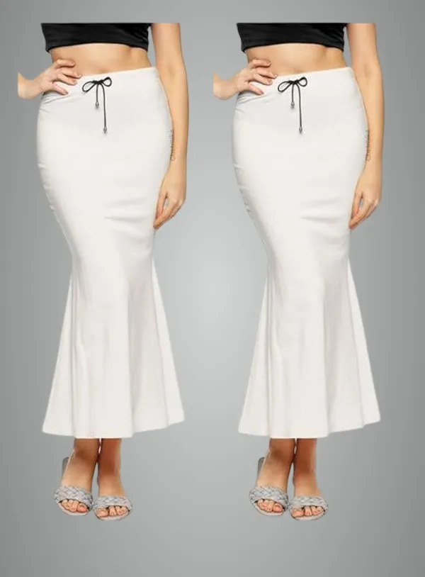 White_Premium_Lycra_Shapewear_Petticoat_Skirt_For_Women_Pack_Of_2