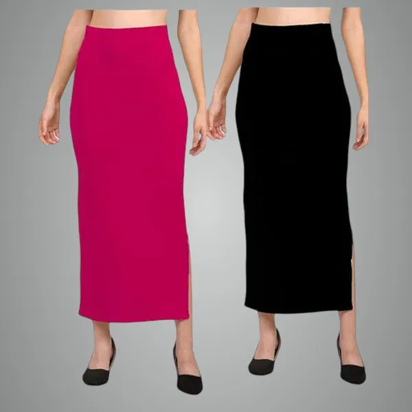 Multicolor_Premium_Lycra_Shapewear_Petticoat_Skirt_For_Women_Pack_Of_2