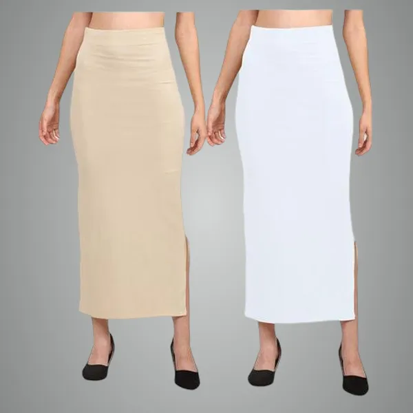 Multicolor_Premium_Lycra_Shapewear_Petticoat_Skirt_For_Women_Pack_Of_2