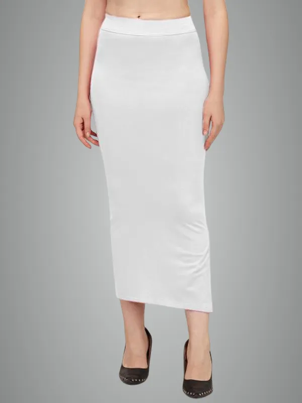 White_Premium_Lycra_Shapewear_Petticoat_Skirt_For_Women