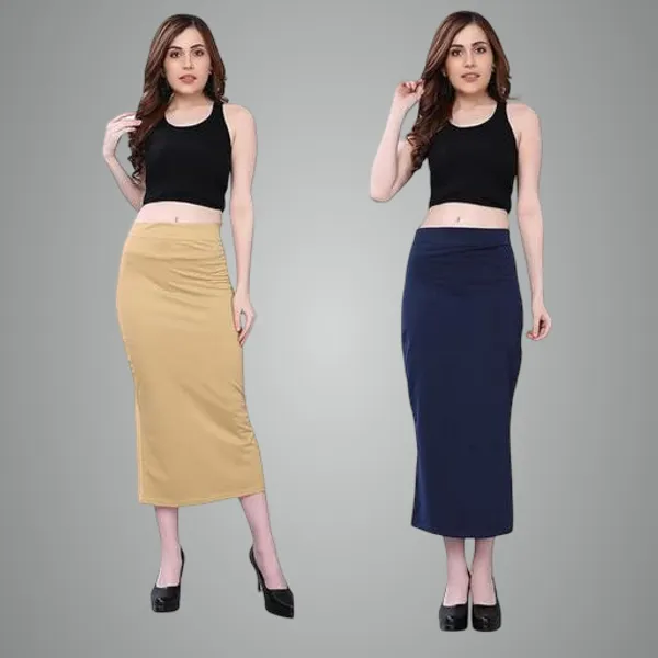 Multicolor_Premium_Lycra_Shapewear_Petticoat_Skirt_For_Women_Pack_Of_2