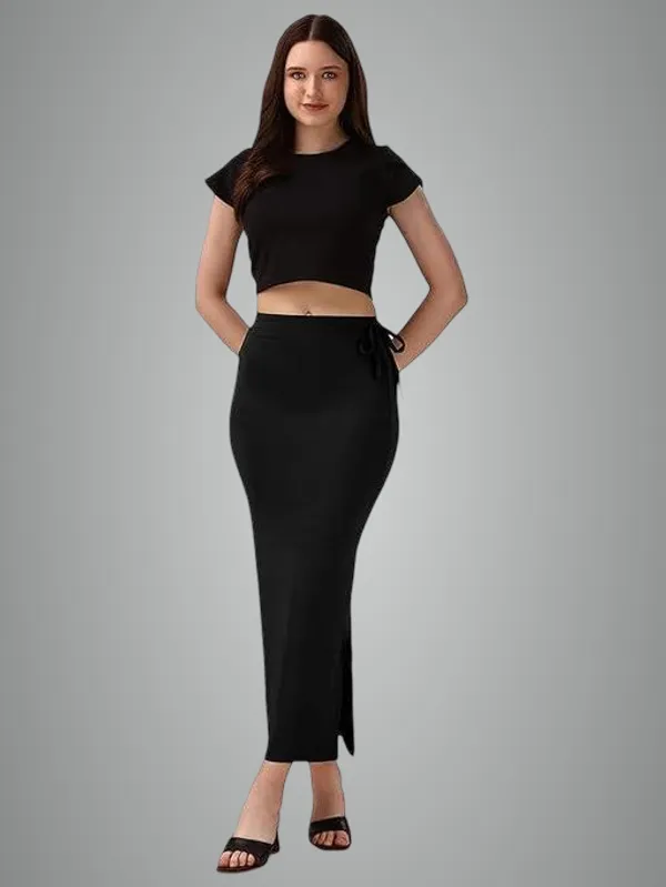 Black_Premium_Lycra_Shapewear_Petticoat_Skirt_For_Women