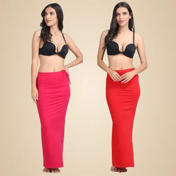 Multicolor_Premium_Lycra_Shapewear_Petticoat_Skirt_For_Women_Pack_Of_2