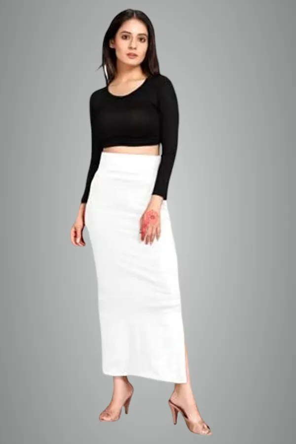 White_Premium_Lycra_Shepwear_Petticot_Skirt_For_Women