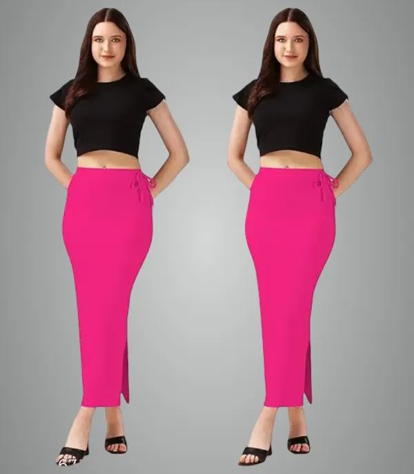 Multicolor_Premium_Lycra_Shapewear_Petticoat_Skirt_For_Women_Pack_Of_2