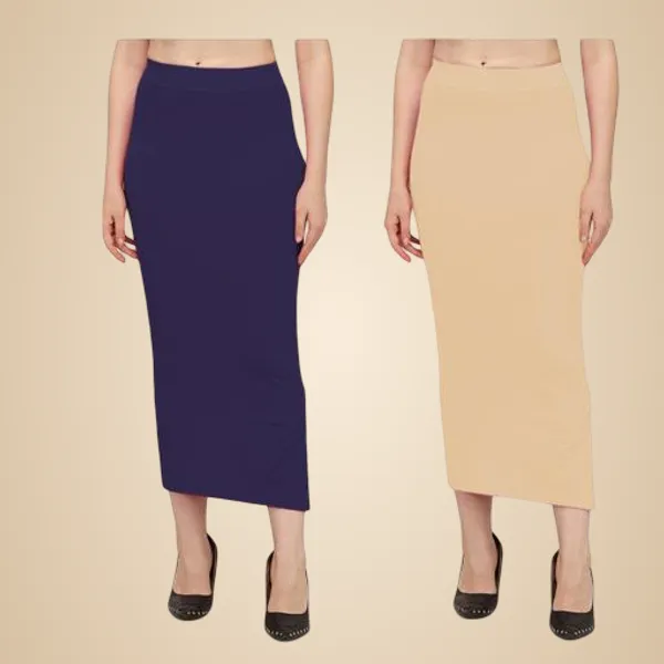 Multicolor_Premium_Lycra_Shapewear_Petticoat_Skirt_For_Women_Pack_Of_2