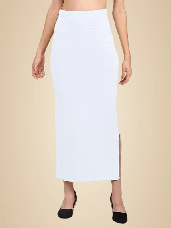 White_Premium_Lycra_Shapewear_Petticoat_Skirt_For_Women