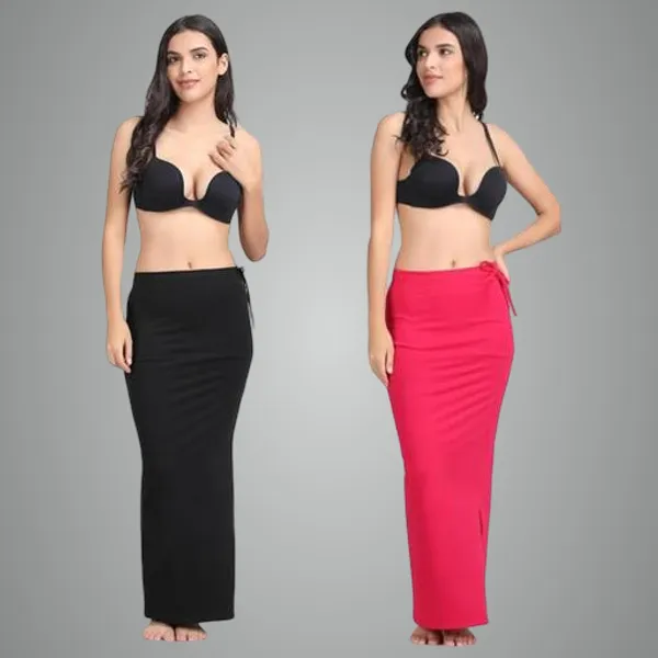 Multicolor_Premium_Lycra_Shapewear_Petticoat_Skirt_For_Women_Pack_Of_2