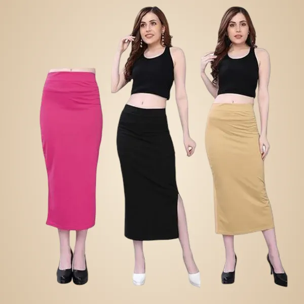 Multicolor_Premium_Lycra_Shepwear_Petticot_Skirt_For_Women