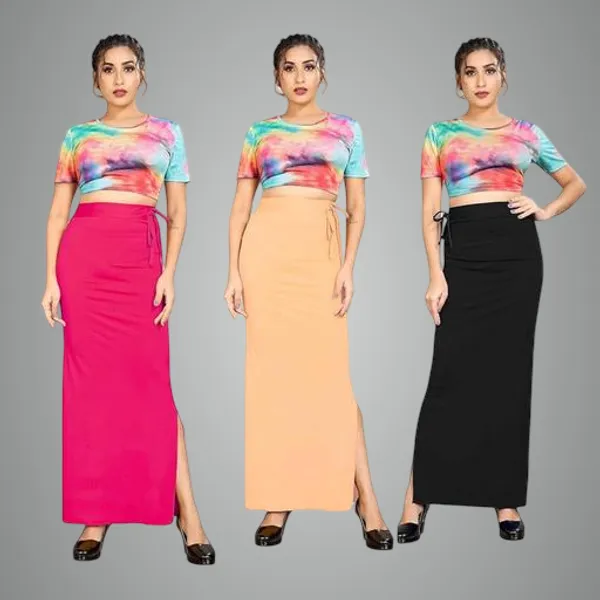 Multicolor_Premium_Lycra_Shapewear_Petticoat_Skirt_For_Women_Pack_Of_3