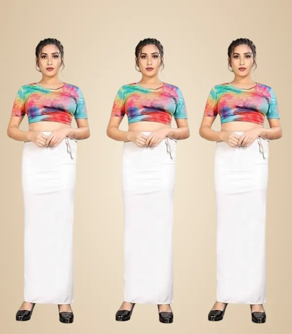 Multicolor_Premium_Lycra_Shepwear_Petticot_Skirt_For_Women