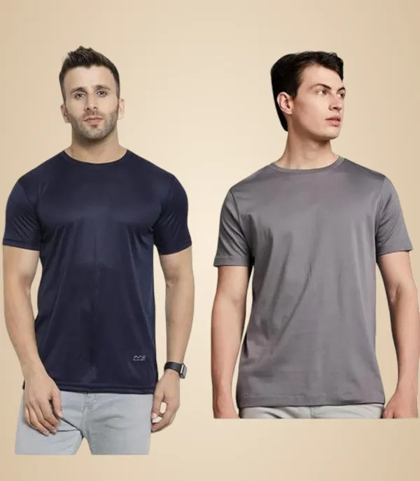 Multicolor_Premium_Lycra_T_Shirt_For_Men_Pack_Of_2