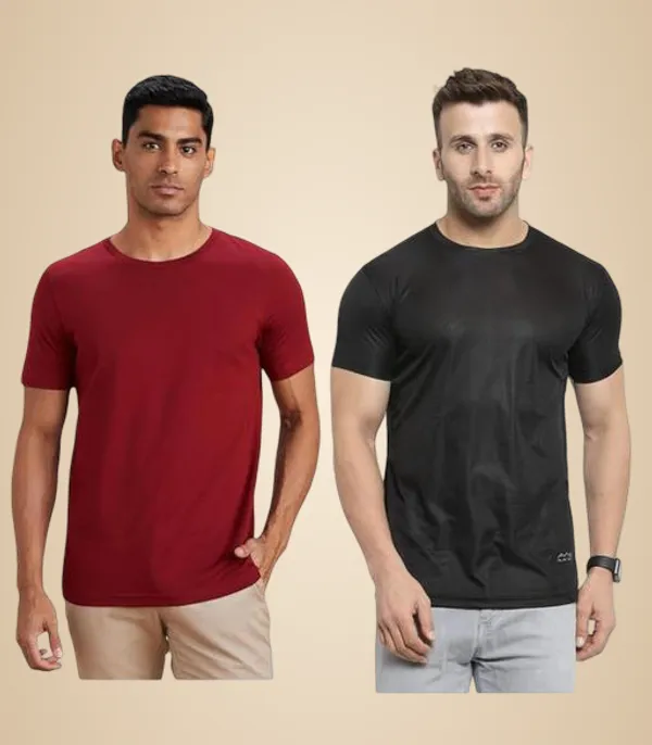 Multicolor_Premium_Lycra_T_Shirt_For_Men_Pack_Of_2