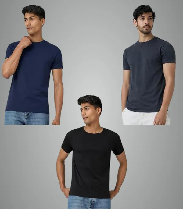 Multicolor_Premium_Lycra_T_Shirt_For_Men_Pack_Of_3