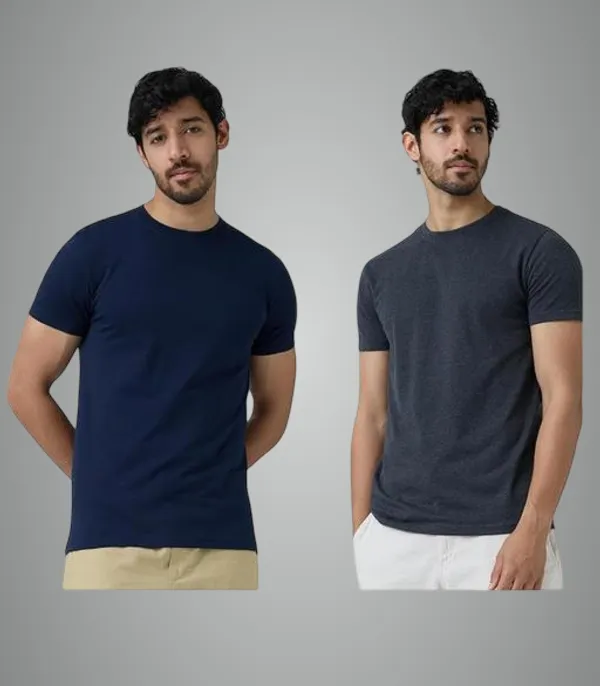Multicolor_Premium_Lycra_T_Shirt_For_Men_Pack_Of_2