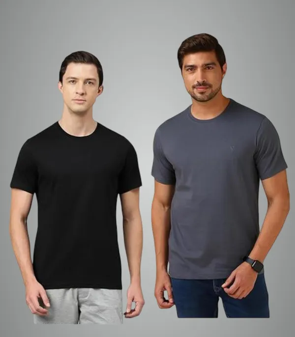 Multicolor_Premium_Lycra_T_Shirt_For_Men_Pack_Of_2