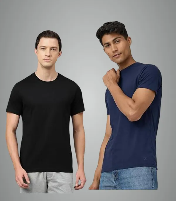 Multicolor_Premium_Lycra_T_Shirt_For_Men_Pack_Of_2