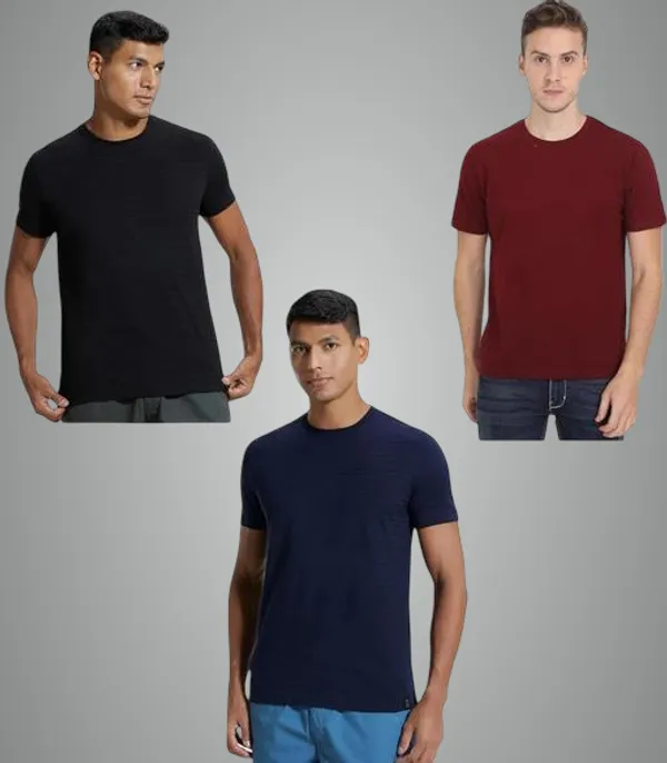 Multicolor_Premium_Lycra_T_Shirt_For_Men_Pack_Of_3