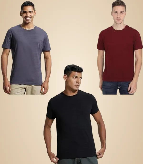 Multicolor_Premium_Lycra_T_Shirt_For_Men_Pack_Of_3