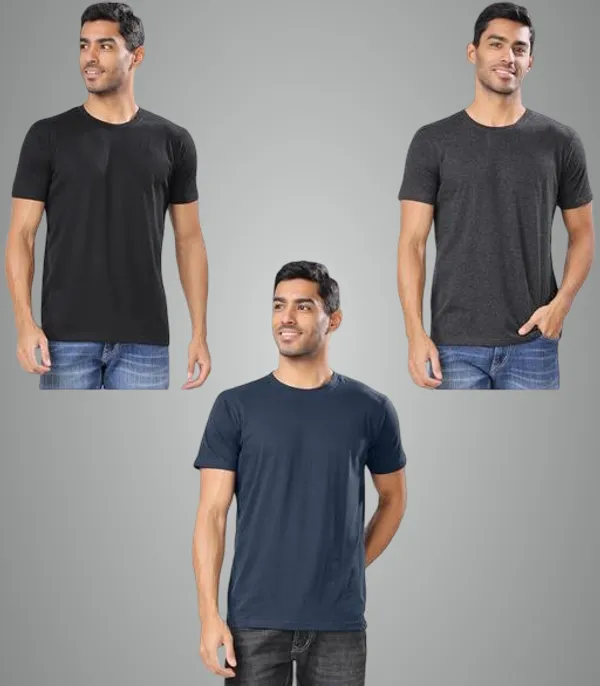 Multicolor_Premium_Lycra_T_Shirt_For_Men_Pack_Of_3