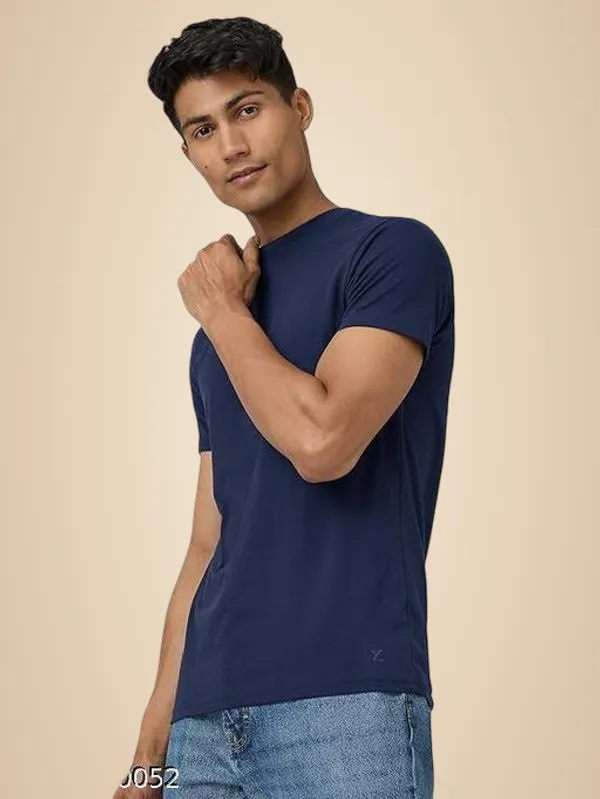 Blue_Premium_Lycra_T_Shirt_For_Men