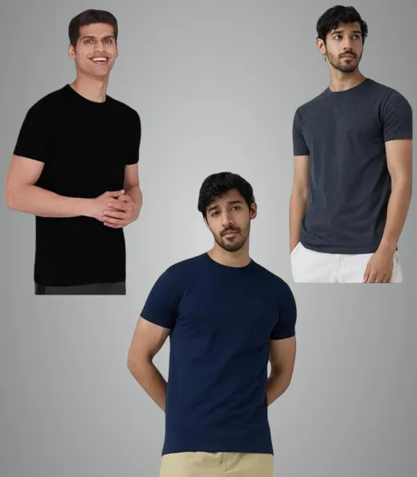 Multicolor_Premium_Lycra_T_Shirt_For_Men_Pack_Of_3