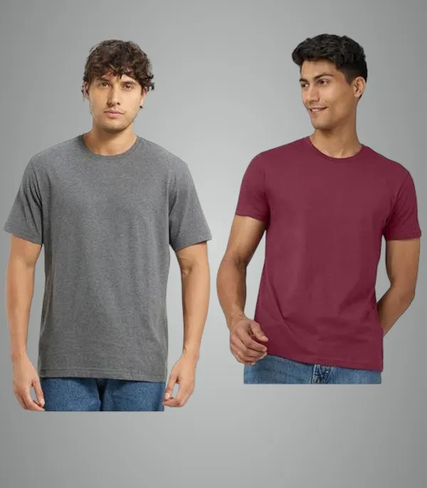 Multicolor_Premium_Lycra_T_Shirt_For_Men_Pack_Of_2