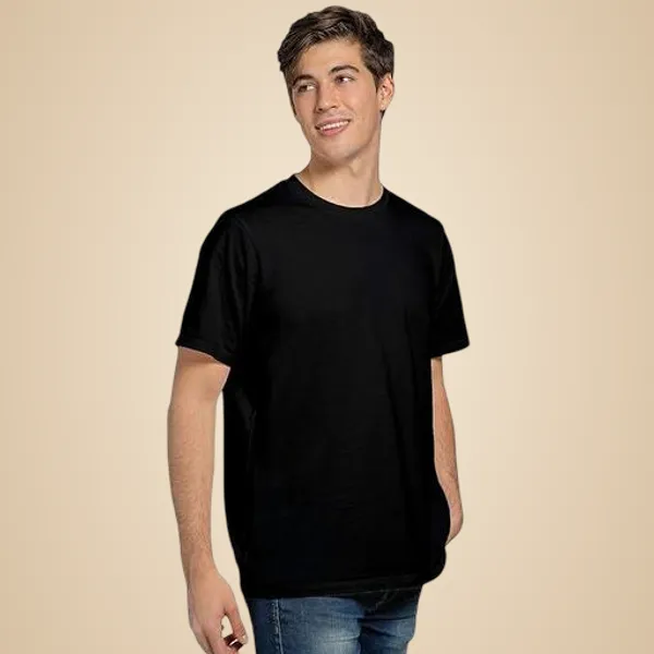 Black_Premium_Lycra_T_Shirt_For_Men