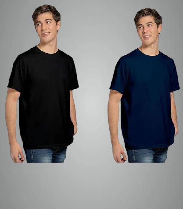 Multicolor_Premium_Lycra_T_Shirt_For_Men_Pack_Of_2