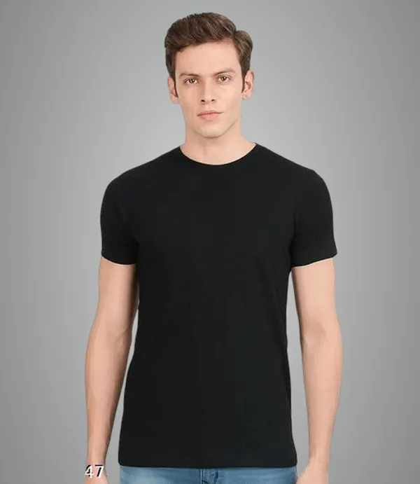 Black_Premium_Lycra_T_Shirt_For_Men