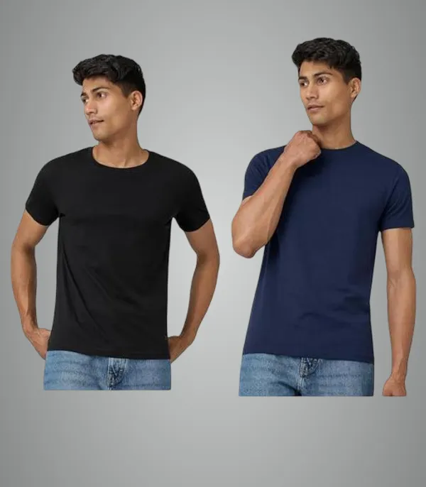 Multicolor_Premium_Lycra_T_Shirt_For_Men_Pack_Of_2