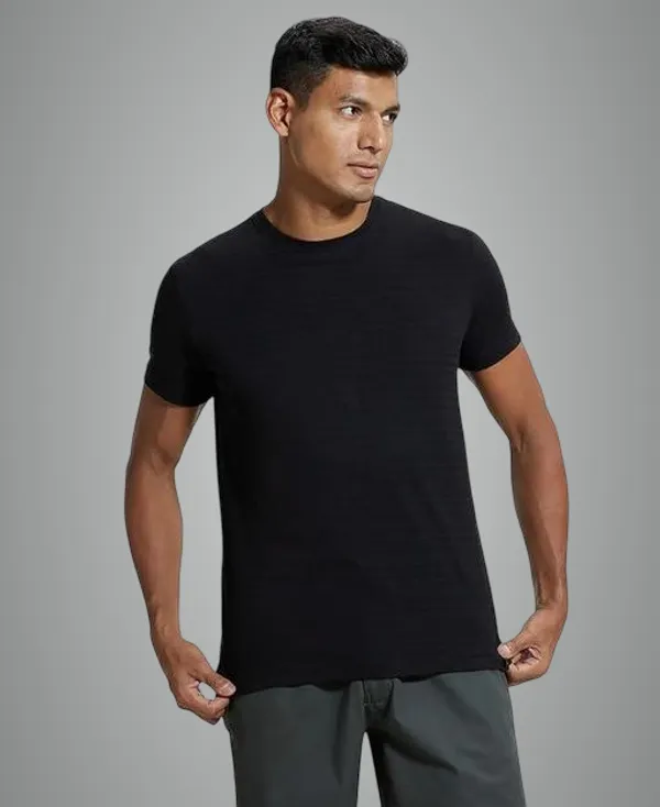Black_Premium_Lycra_T_Shirt_For_Men