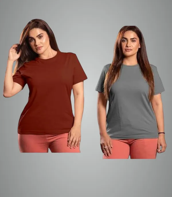 Multicolor_Premium_Polyester_T_Shirt_For_Women