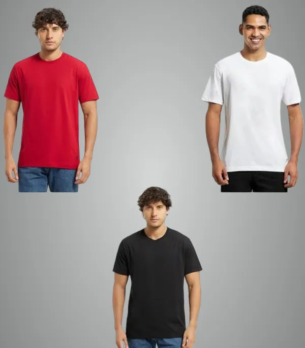 Multicolor_Premium_Lycra_T_Shirt_For_Men_Pack_Of_3