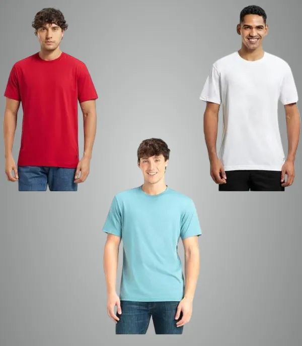Multicolor_Premium_Lycra_T_Shirt_For_Men_Pack_Of_3