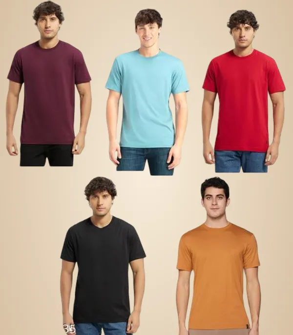 Multicolor_Premium_Lycra_T_Shirt_For_Men