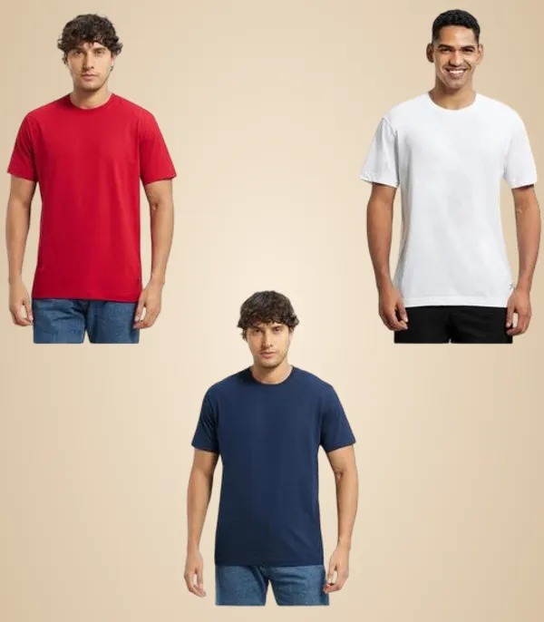 Multicolor_Premium_Lycra_T_Shirt_For_Men_Pack_Of_3