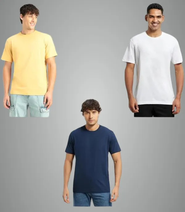 Multicolor_Premium_Lycra_T_Shirt_For_Men_Pack_Of_3