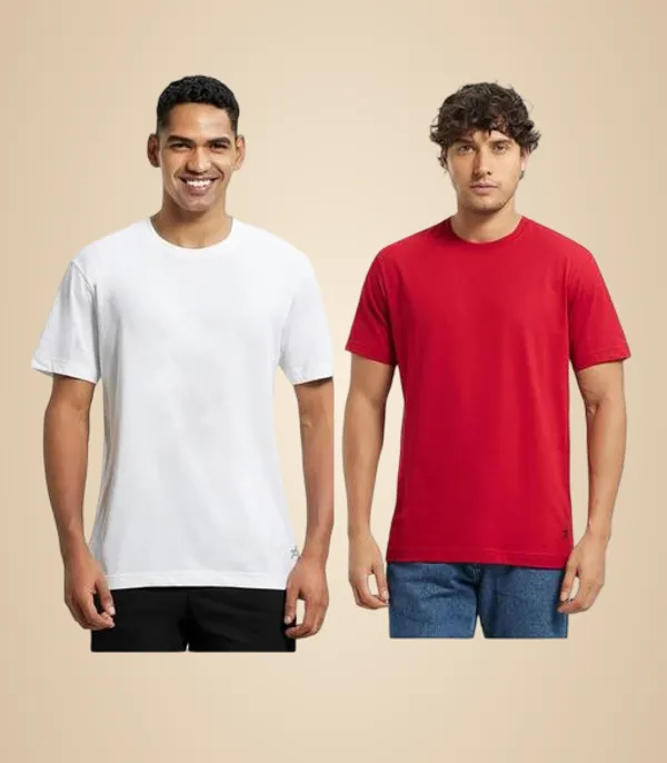 Multicolor_Premium_Lycra_T_Shirt_For_Men_Pack_Of_2