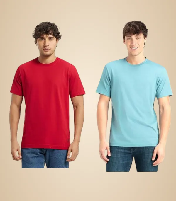Multicolor_Premium_Lycra_T_Shirt_For_Men_Pack_Of_2