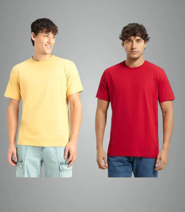 Multicolor_Premium_Lycra_T_Shirt_For_Men_Pack_Of_2