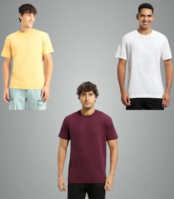 Multicolor_Premium_Lycra_T_Shirt_For_Men_Pack_Of_3
