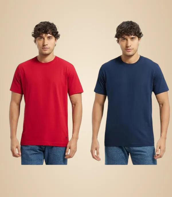 Multicolor_Premium_Lycra_T_Shirt_For_Men_Pack_Of_2