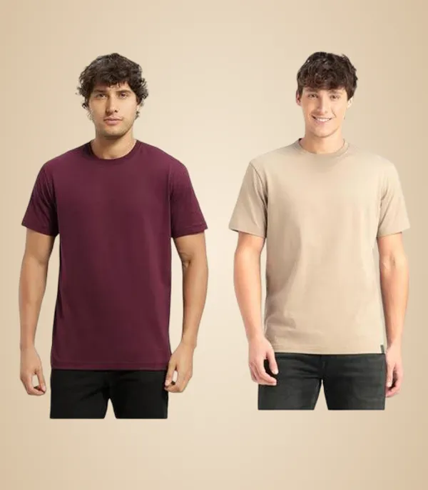 Multicolor_Premium_Lycra_T_Shirt_For_Men_Pack_Of_2