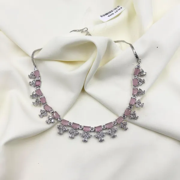 Pink_And_Silver_Ad_Neckless_Set_For_Women