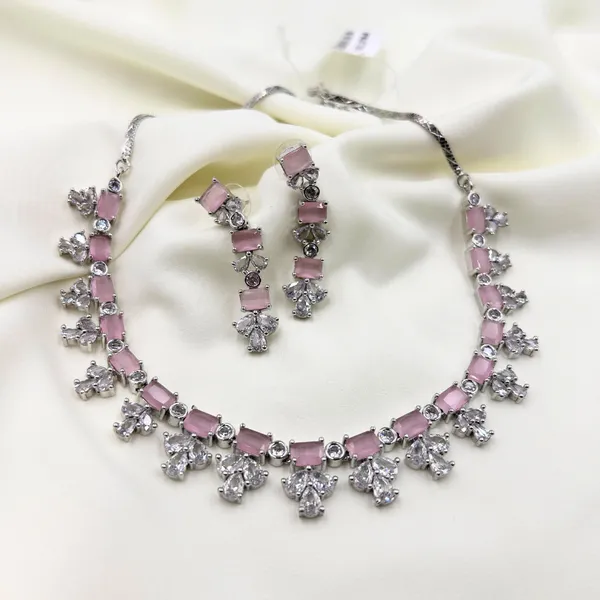 Pink_And_Silver_Ad_Neckless_Set_For_Women