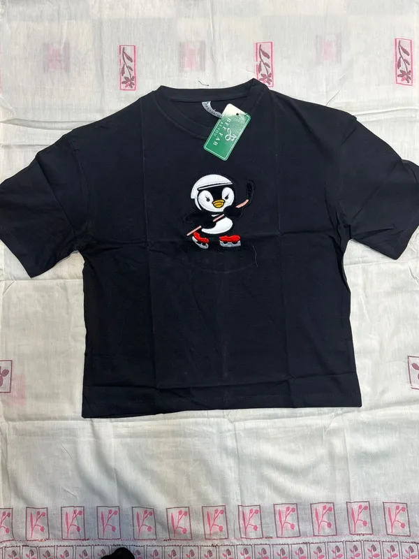 Black_Hosiyari_Cotton_Stylish_T-Shirt_For_Women