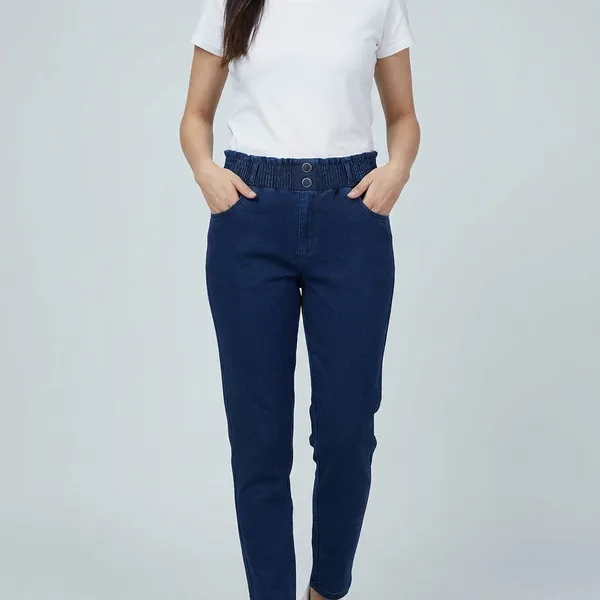 Blue_Hosiyari_Cotton_Stylish_Pant_For_Women