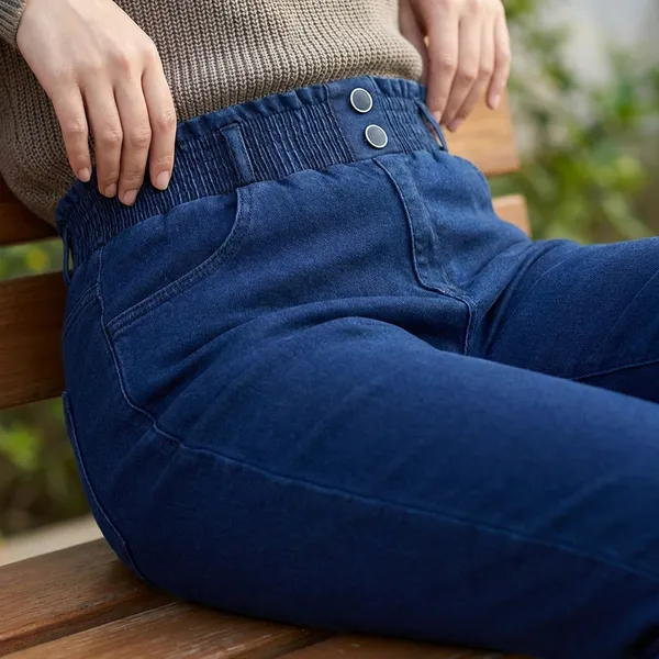 Blue_Hosiyari_Cotton_Stylish_Pant_For_Women